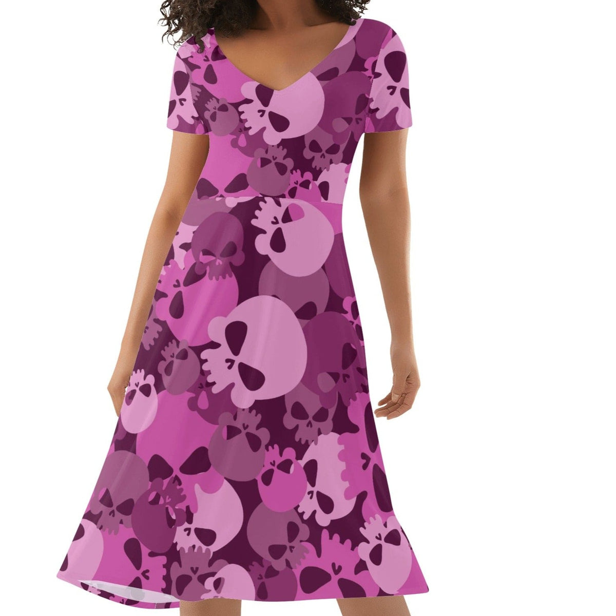 purple high neck dress Rhoda Lilac Twist Halter-Neck Cape Maxi Dress – Club L London
