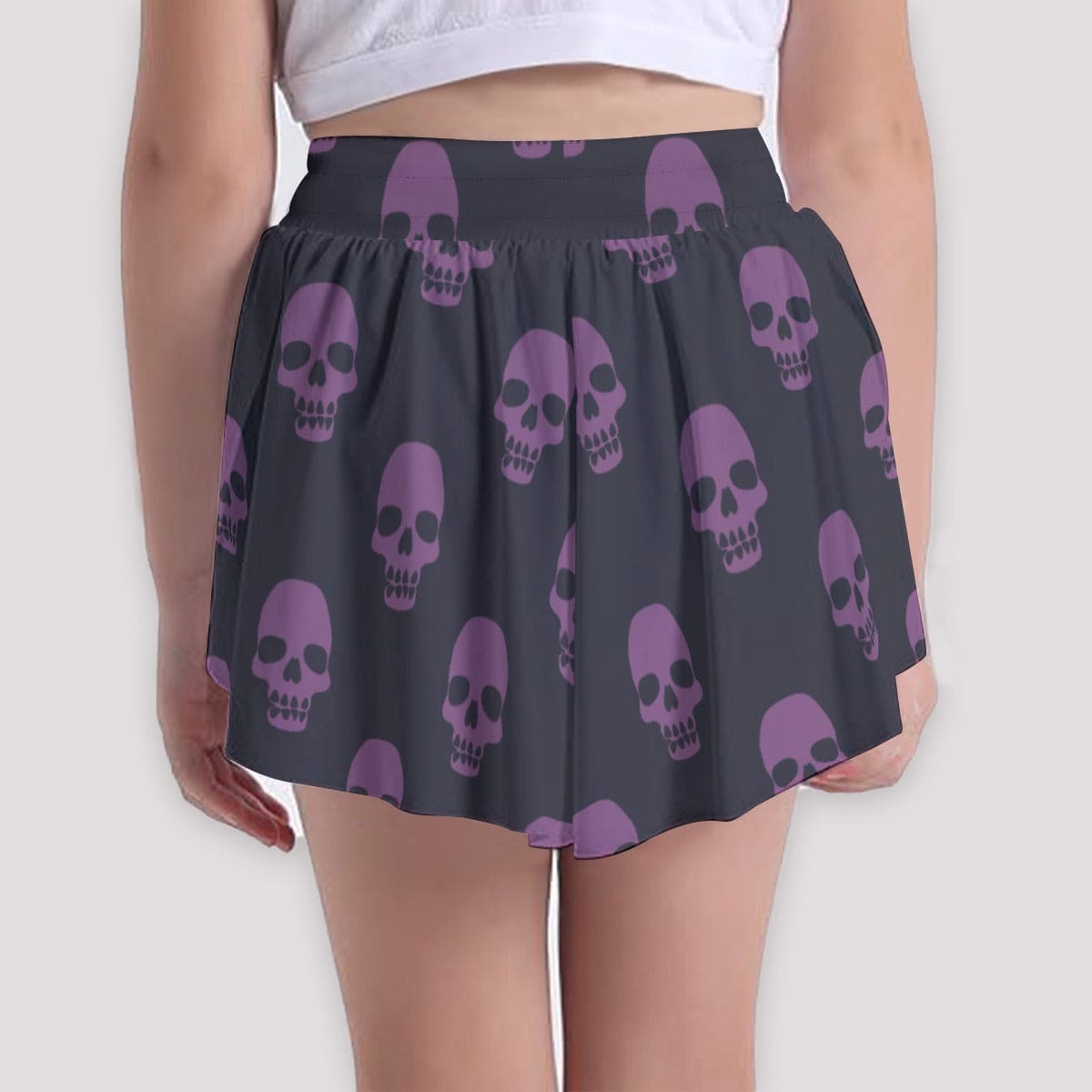 Purple Skull Women's Shorts