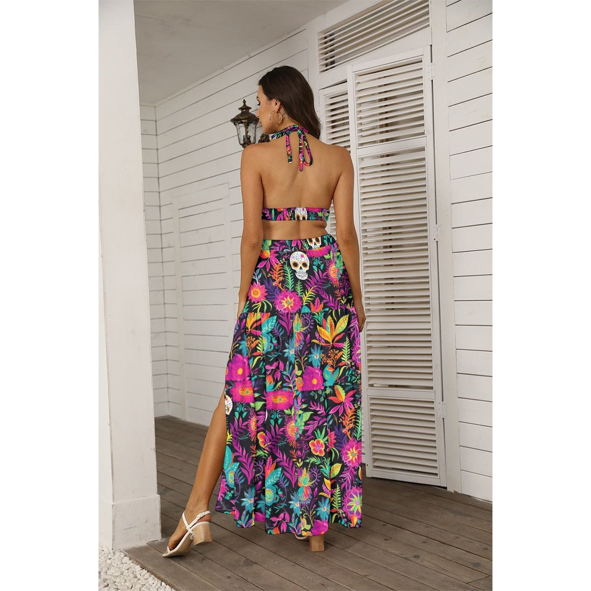 Tropi-Skull Adult Dress main image 0