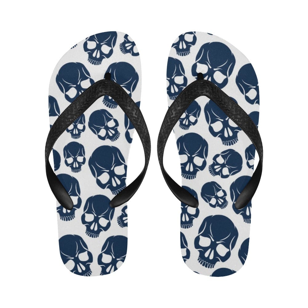 Men's Blue Skulls Flip Flops – Everything Skull Clothing