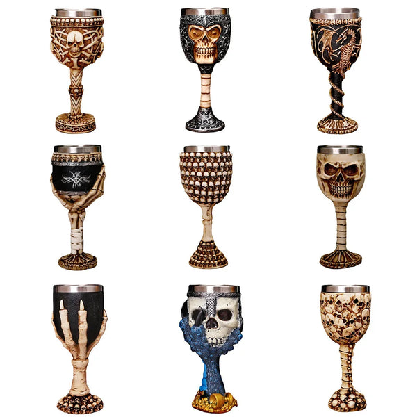 Skull Goblet Stainless Steel Double Layer Cup
