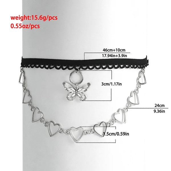 Body Jewelry Leg Chain Garter Belt Goth Thigh Garter