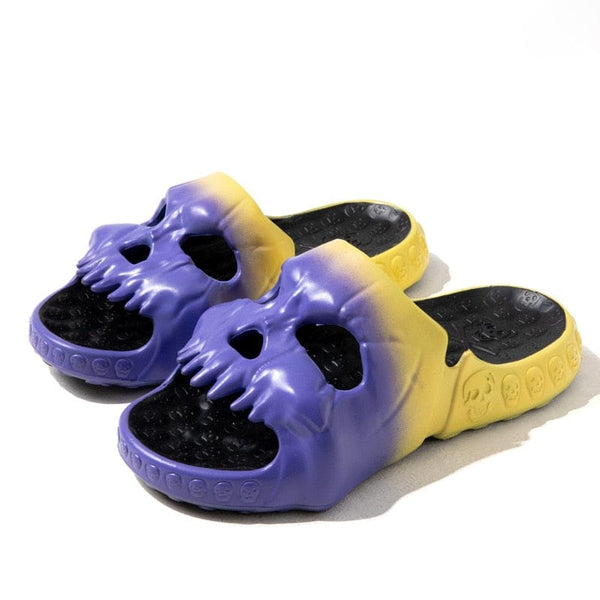 These Skull Design Thick Bottom Beach Women's Sandals Are Impressively Stylish & Comfortable