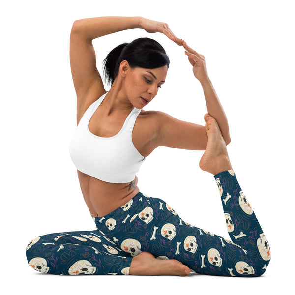 Women's Skulls Comfortable Strechy Yoga Leggings