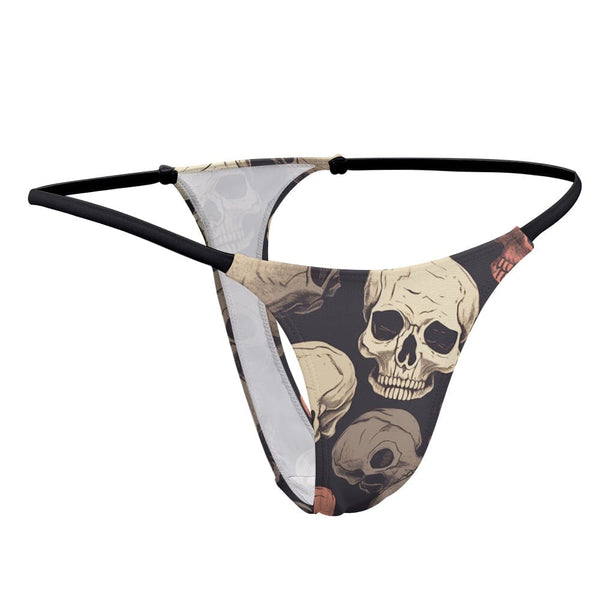 Ladies Skulls Thong Underwear