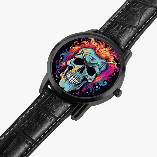 Colorful Skull Wide Type Quartz watch