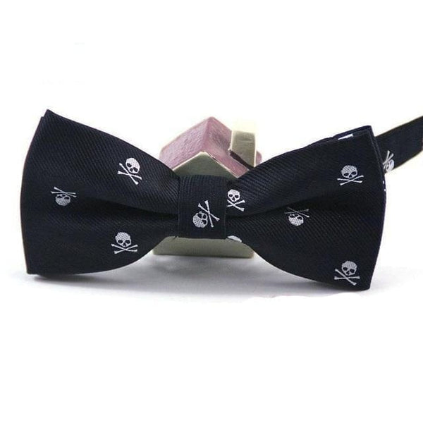 Men's Skull Pattern Bow Tie 6 Colors