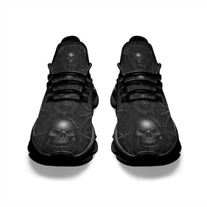 Men's Gray Skulls Casual Running Shoes