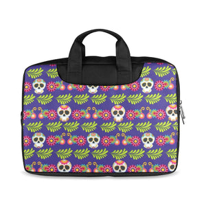 Sugar Skull Floral Laptop Bag Macbook Air 13"
