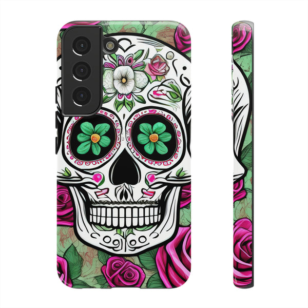 Mexican Skull Floral Cell Phone Tough Cases