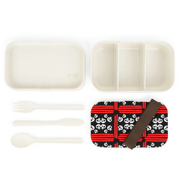 Skull Red & Black Bento Lunch Box