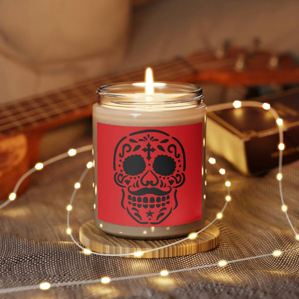 Black Sugar Skull Scented Candle 2 Scents