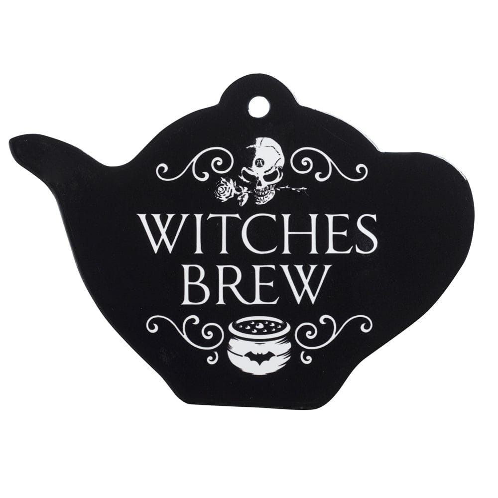 Witches Brew Black Ceramic Tea Pot