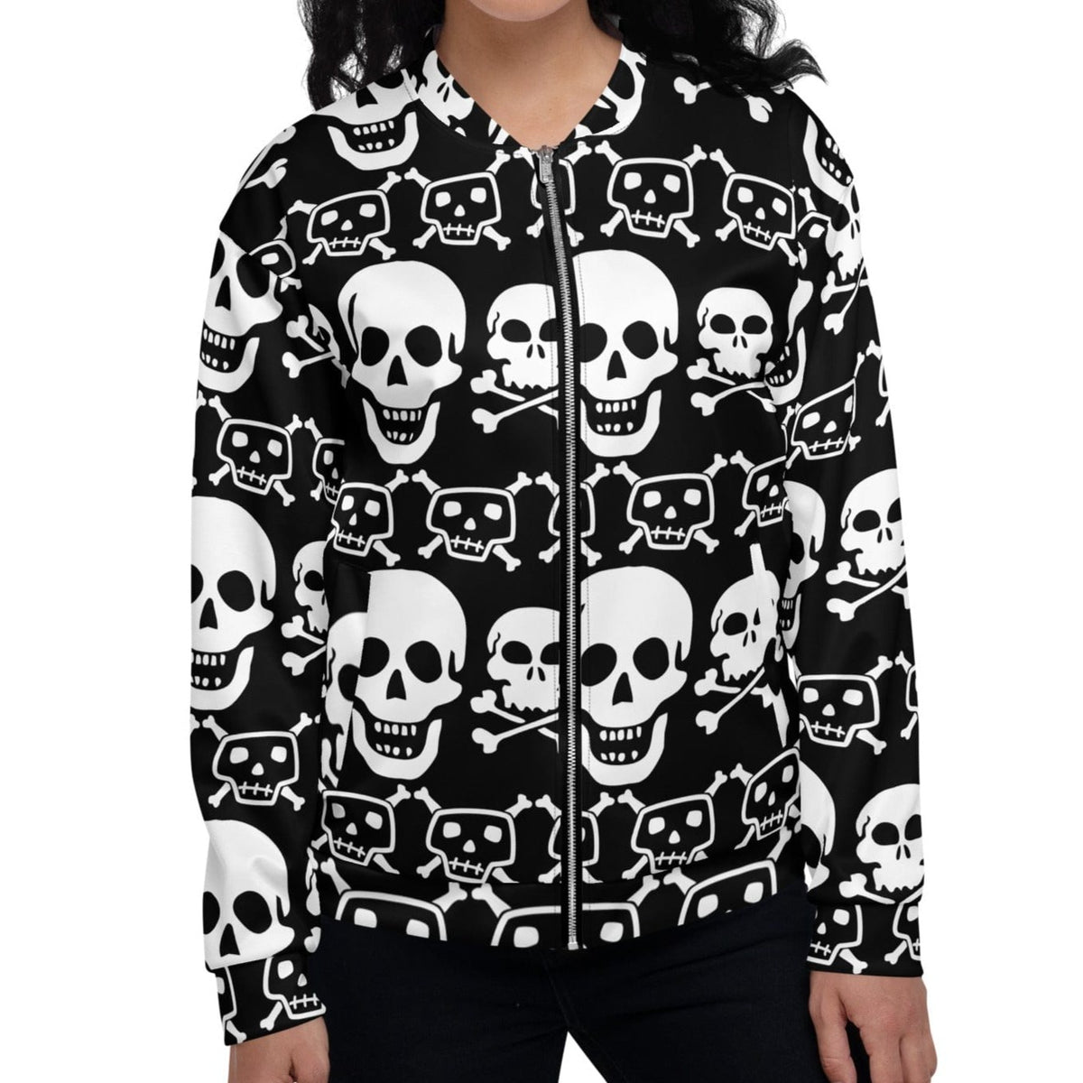 White Skull & Crossbones Women