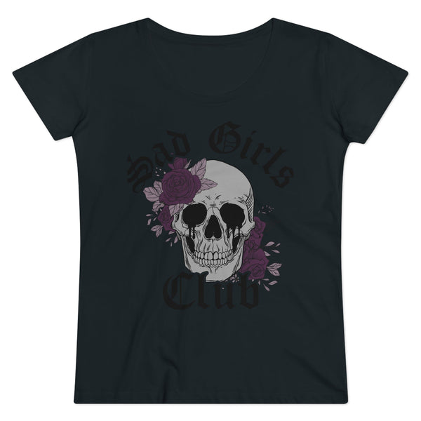 Women's Skull Floral Sad Girls Club T-shirt