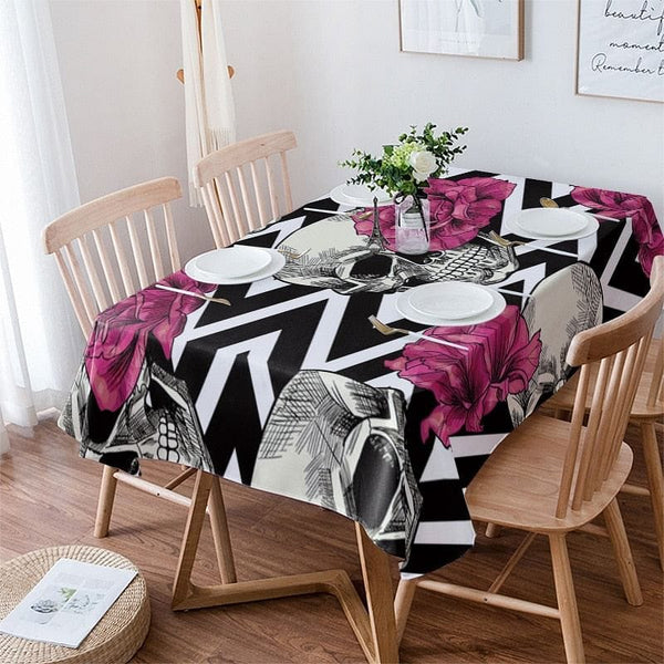 Artistic Skull Patterns Chair Cover or Tablecloth