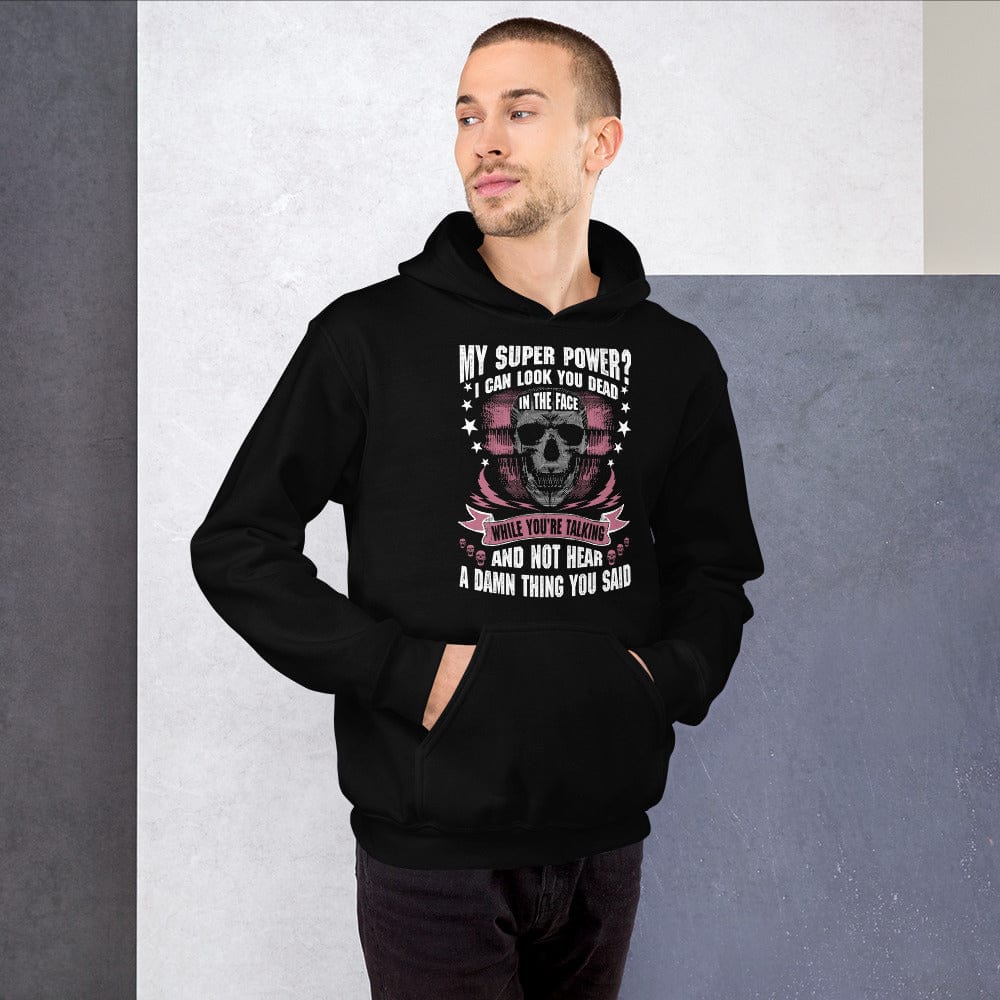 Mens V Skull Graphic Hoodie Casual Loose Long Sleeve Pocket Drawstring  Pullover Sweatshirt Top For Spring, Discounts For Everyone