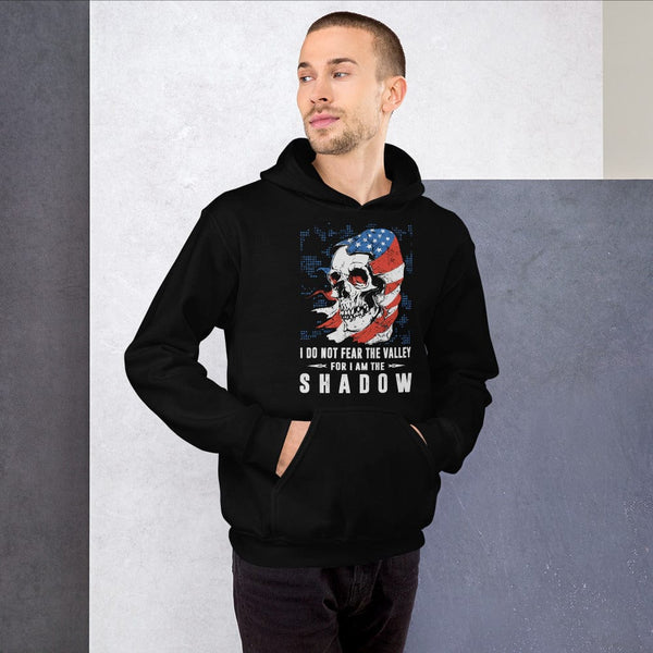 I Do Not Fear The Valley - Skull Hoodie - up to 5XL