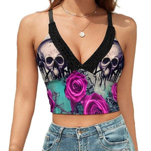 Tribal Skull Tank Top, Fitted Tank Top, Athletic Tank Tops, Fitted Tank Tops  for Women, Yoga Tank Top,workout Tank Top, Skull Tank Top, Goth -   Canada