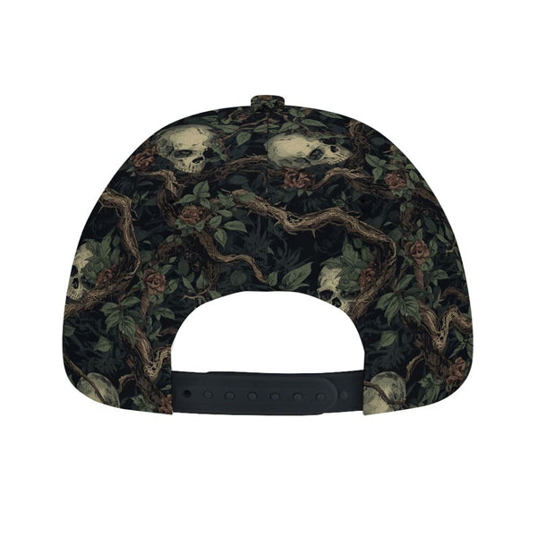 Skulls Intertwined with Thorny Vines Baseball Cap