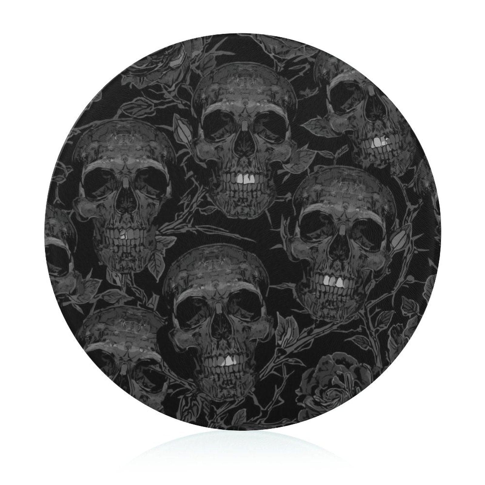Black Skulls Cutting Board