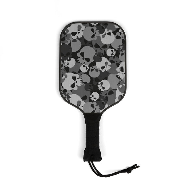 Experience Our Gray Camo Skulls Pickleball Kit And Elevate Your Game