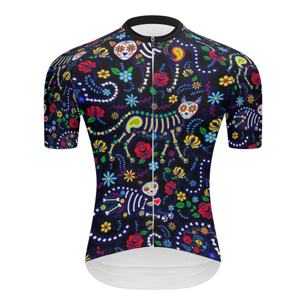 Mexican Skull Pro Team Short Sleeve Cycling Jersey