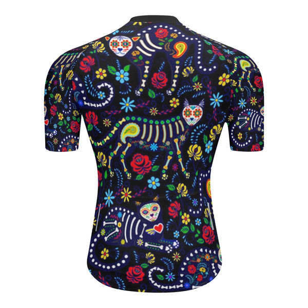 Mexican Skull Pro Team Short Sleeve Cycling Jersey