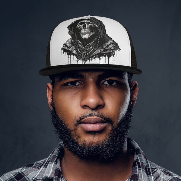 Be The Envy of All Your Friends With A Grim Reaper Mesh Hip-Hop Hat