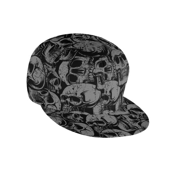 Make A Statement And Rep Your Style With Our Black Skulls Hip-hop Cap