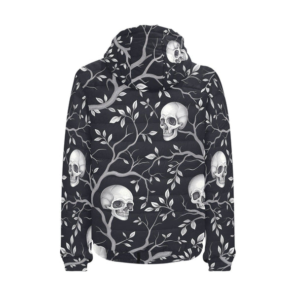 Men's Skulls Padded Hooded Jacket