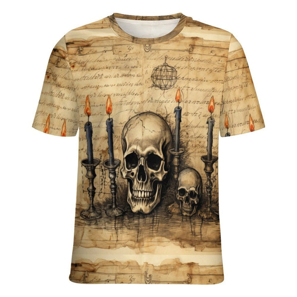 Men's Vintage Skull Short Sleeve T-Shirt