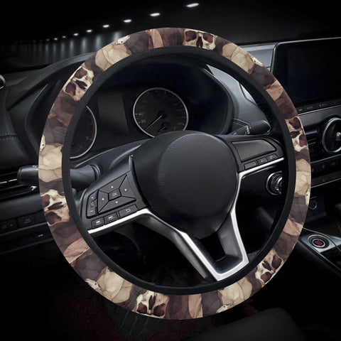 Car Accessories Universal Gothic Skull Steering Wheel Cover Anti-slip  Chloroprene Rubber, Suitable For Suvs, , Cars, Trucks - Temu New Zealand