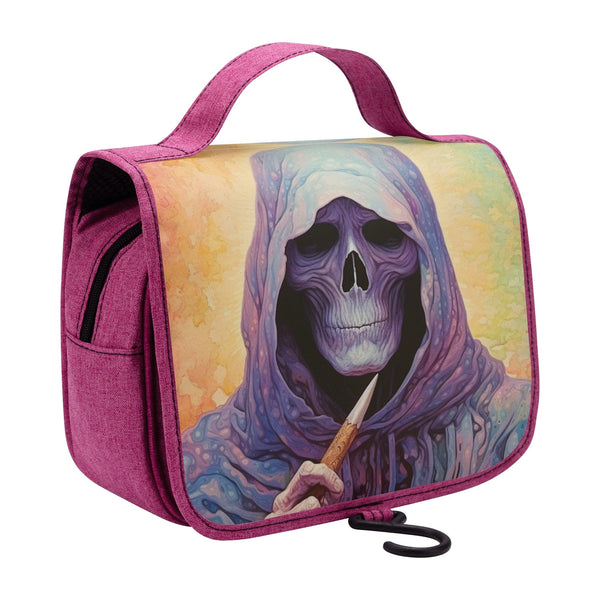 Skull Grim Reaper Toiletry Cosmetic Travel Bag