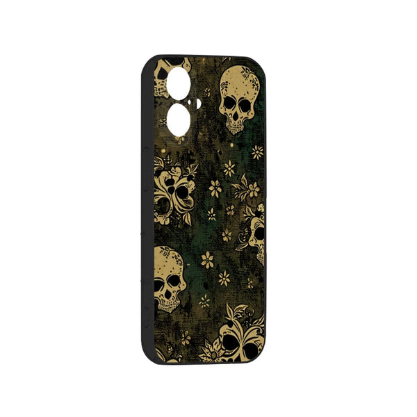 Skull Silicone iPhone 17 Series Mobile Phone Case