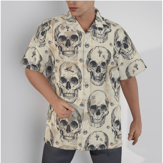 Men&#39;s Skull &amp; Goth Dress Shirts
