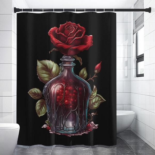 Gothic Rose Bathroom Shower curtain