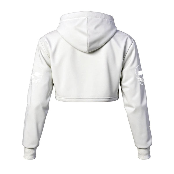 Women's Skull And Lizard Cropped Hoodie 12 Colors