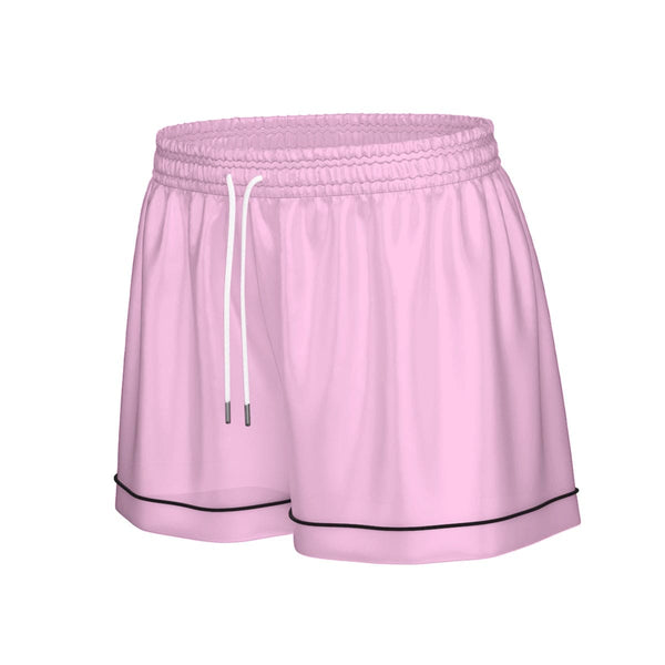 Women's Purple Blue Skulls With Short Sleeve Pajama Set