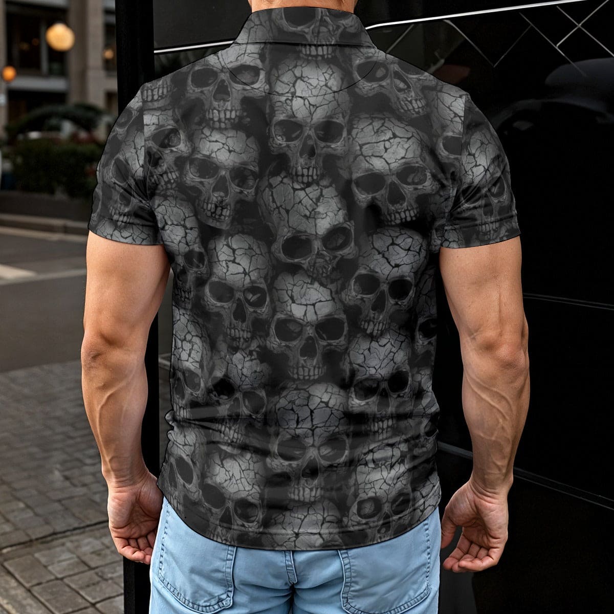 Skull Print Men