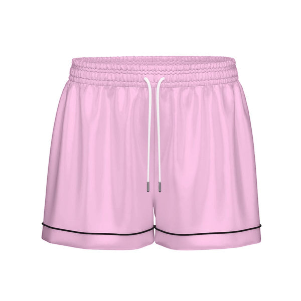 Women's Purple Blue Skulls With Short Sleeve Pajama Set