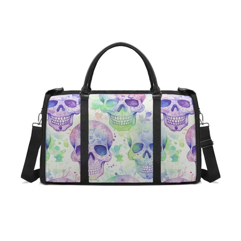 dead skulls travel duffel bag Vintage Skull & Roses Duffle Bag – Everything Skull Clothing Merchandise and Accessories