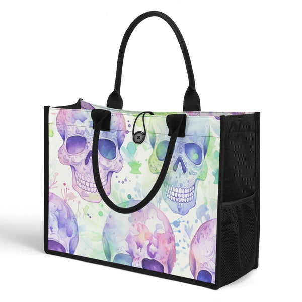 Skulls Premium Canvas Tote Bag