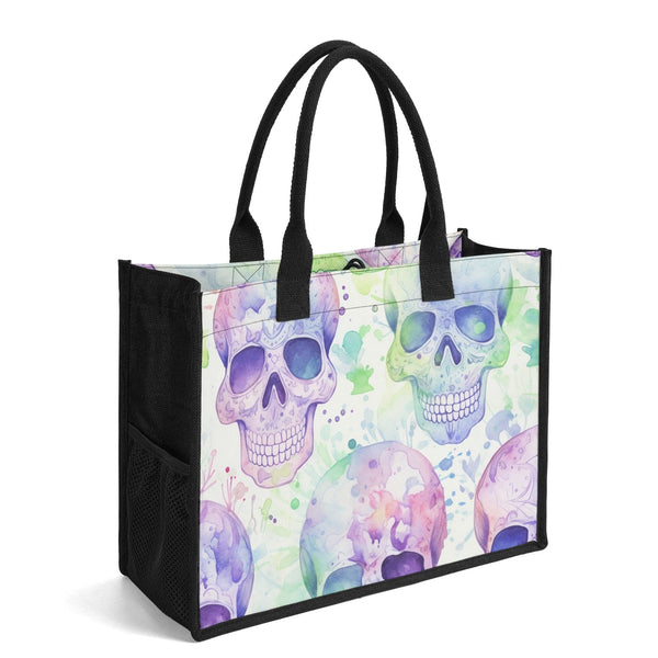 Skulls Premium Canvas Tote Bag