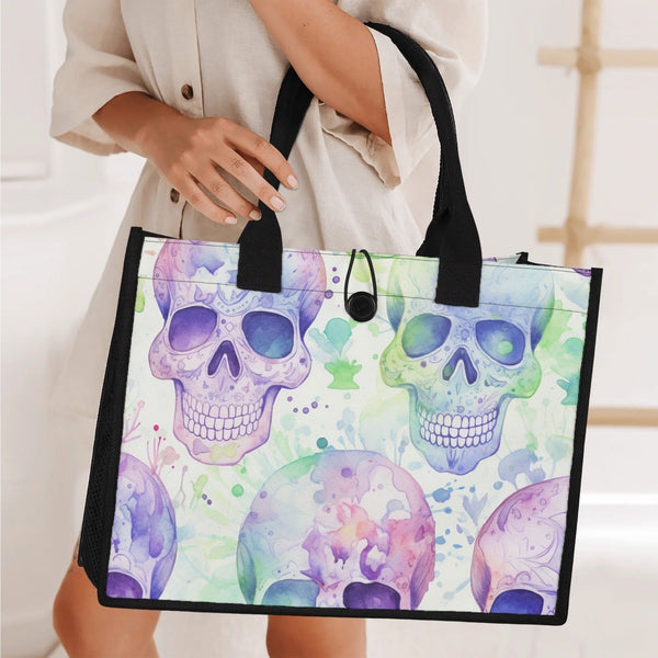 Skulls Premium Canvas Tote Bag
