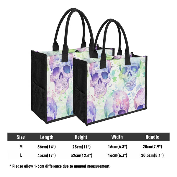 Skulls Premium Canvas Tote Bag