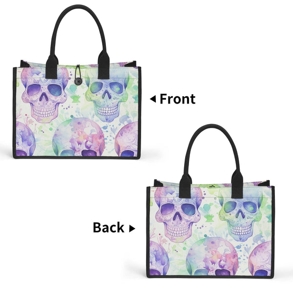 Skulls Premium Canvas Tote Bag