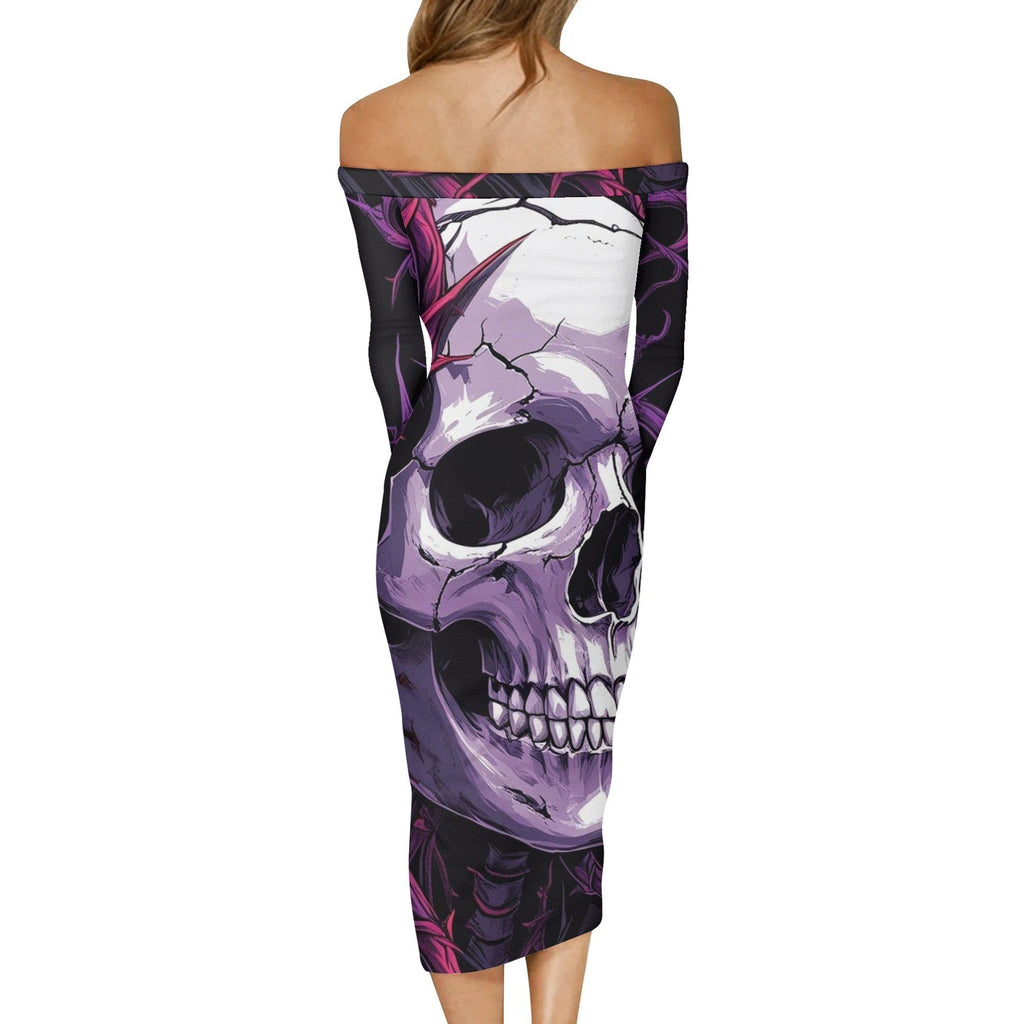 purple skull dress Gothic Skull Dress American Skulls