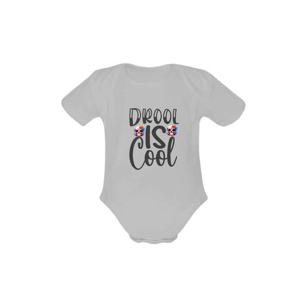 Baby Drool is Cool Skull Short Sleeve One Piece