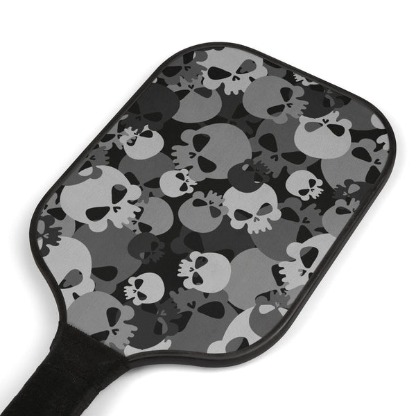 Experience Our Gray Camo Skulls Pickleball Kit And Elevate Your Game